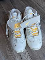 Witte Nike Air sneakers Adjust Force 2023 met gele details, Wit, Ophalen of Verzenden, Sneakers of Gympen, Zo goed als nieuw