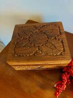 Houten kistje., Huis en Inrichting, Woonaccessoires | Kisten, Ophalen of Verzenden, Minder dan 50 cm, Minder dan 50 cm, Minder dan 50 cm
