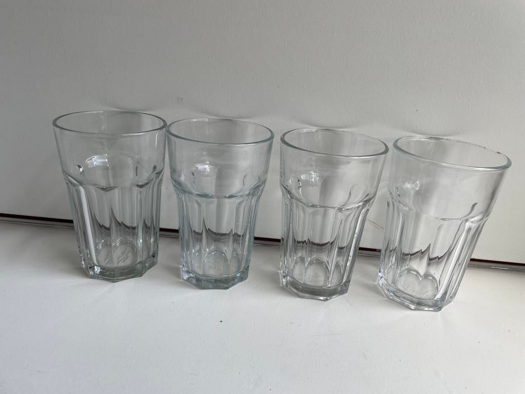 4 Ikea pokal grote glazen 350 ml, Huis en Inrichting, Glas of Glazen, Ophalen of Verzenden, Overige stijlen, Glas