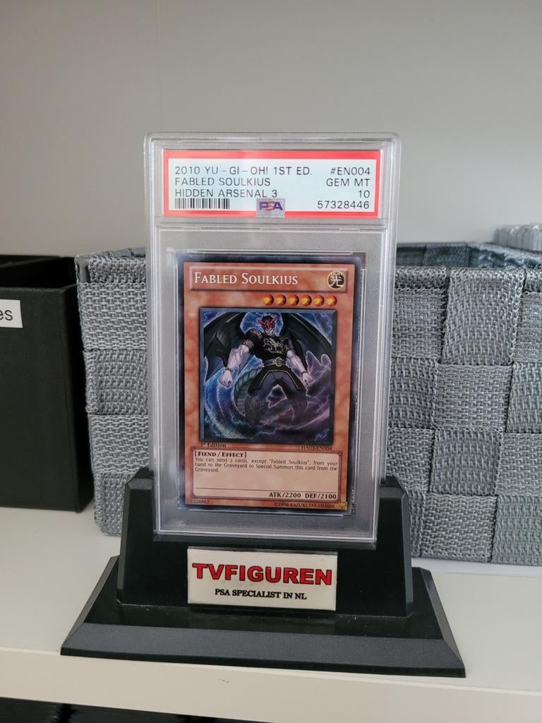 Fabled Soulkius - PSA 10 GEM MINT - Yu-Gi-Oh! Kaart, Ophalen of Verzenden, Zo goed als nieuw, Losse kaart