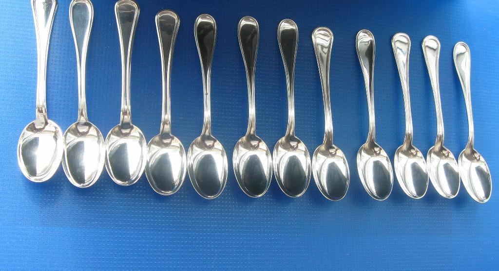 Zilveren mokka lepeltjes. Italiaans 800 zilver, Verzenden, Zilver