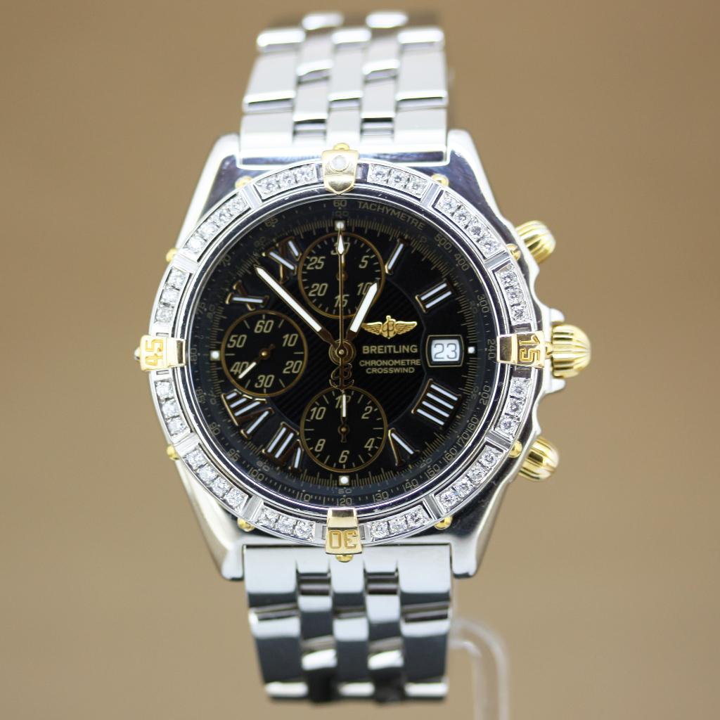 Breitling Crosswind B13355 Diamant, Staal, Gebruikt, Breitling, Polshorloge