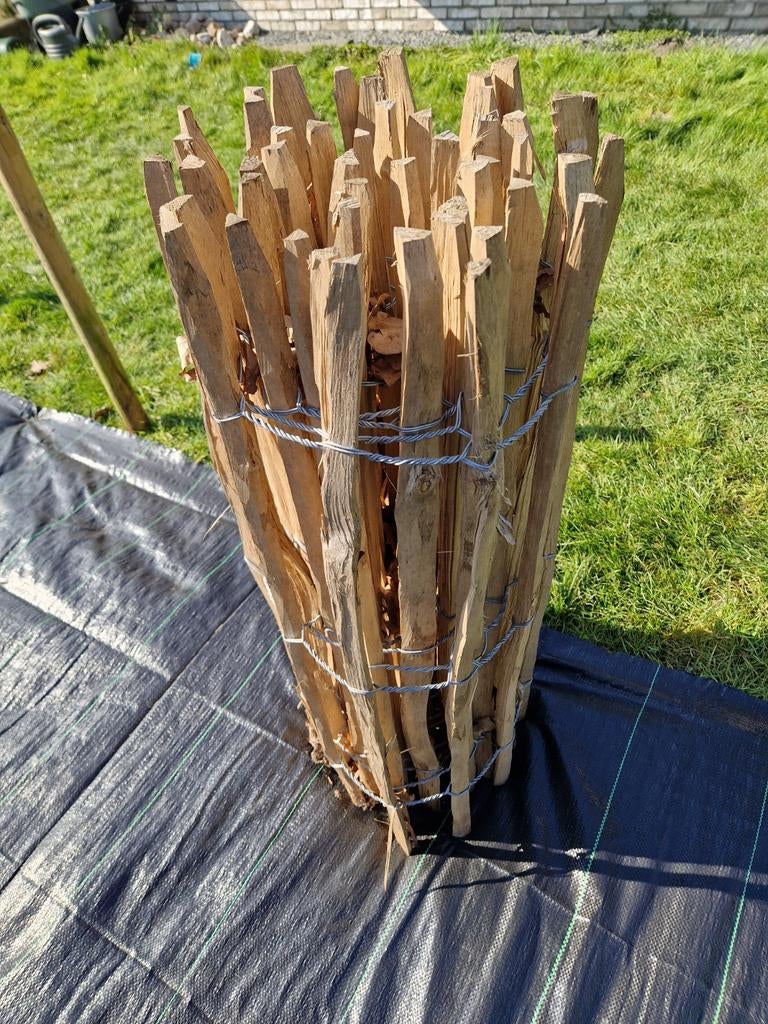 GEZOCHT schapenhek 90 cm hoog, Tuin en Terras, Ophalen, Gebruikt, Hout, Tuinhek