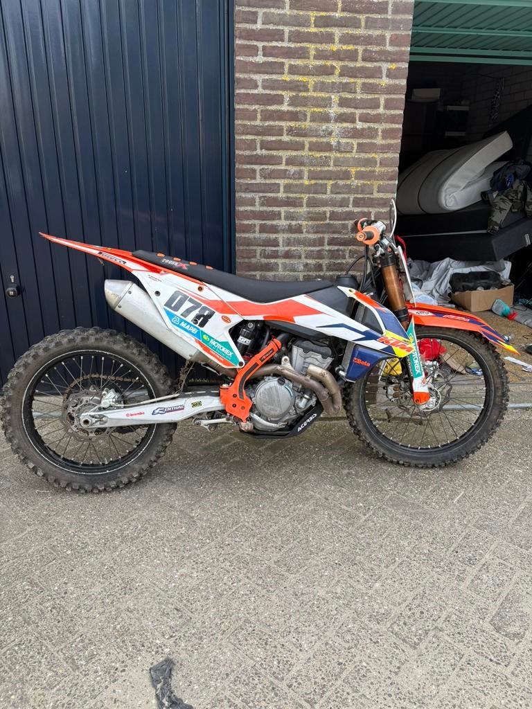 KTM 350 SX-F, 118uur 2017, Ophalen of Verzenden, Zo goed als nieuw, Overige merken