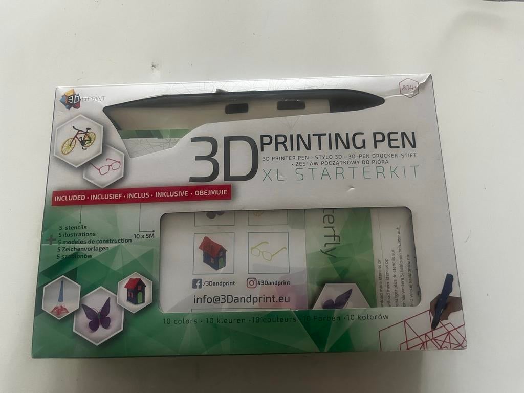 3D Printing Pen XL Starterkit - Nieuw in doos, Computers en Software, 3D Printers, Nieuw, Ophalen of Verzenden