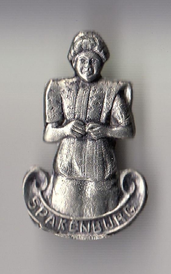 Spakenburg Traditionele Klederdracht broche, Gebruikt, Niet vindbaar, Niet vindbaar, Speldje of Pin