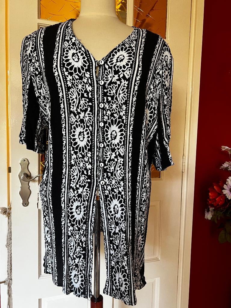 blouse Setter Lady, Ophalen, Zo goed als nieuw, Maat 38/40 (M), Zwart