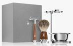 Mühle Rytmo Safety razor scheerset 4-delig (Essenhout), Ophalen of Verzenden, Zo goed als nieuw, Overige typen