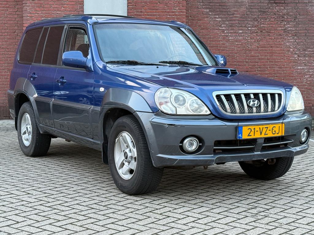 Hyundai Terracan 2.5 TCI GL|4X4|AIRCO|INRUILKOOPJE, 101 pk, 4 cilinders, 700 kg, Origineel Nederlands