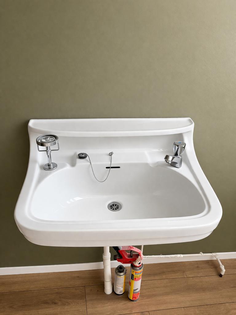 Jaren 30 wasbak, Ophalen, Gebruikt, 50 tot 100 cm, Minder dan 100 cm