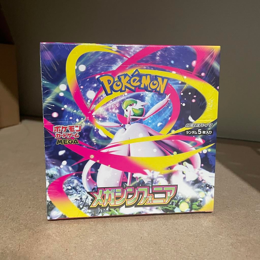 Mega Symphonia booster boxen Pokemon Japans, Ophalen of Verzenden, Zo goed als nieuw, Boosterbox