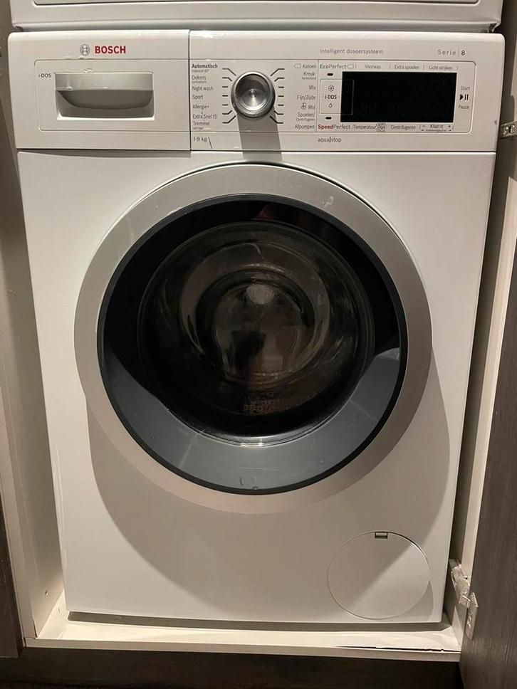 Bosch wasmachine WAW32642Nl i-dos, Witgoed en Apparatuur, Wasmachines, Zo goed als nieuw, 8 tot 10 kg, Minder dan 85 cm, 1600 toeren of meer