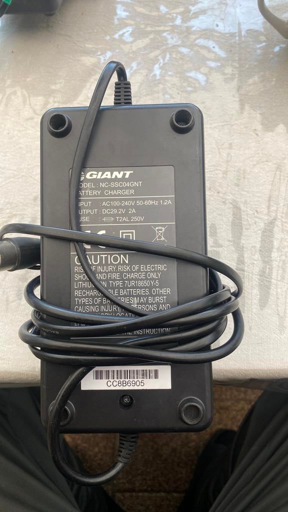 Giant twist lader 29,2 v, Fietsen en Brommers, Fietsaccessoires | Fietsaccu's, Ophalen, Zo goed als nieuw