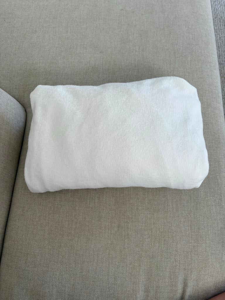 Nieuwe HEMA molton hoeslaken 90x220 wit, Eenpersoons, Nieuw, Ophalen of Verzenden, Wit