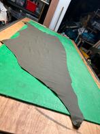 Soldaat groen rest leer lap 1.5 mm dikte soepel A-140, Leer of Kunstleer, Ophalen of Verzenden, Zo goed als nieuw, 30 tot 120 cm