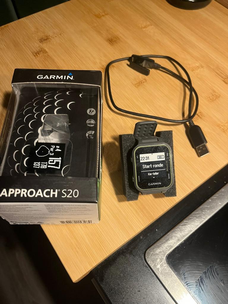 Garmin Approach S20 golfhorloge, Ophalen of Verzenden, Zo goed als nieuw, Overige typen, Overige merken