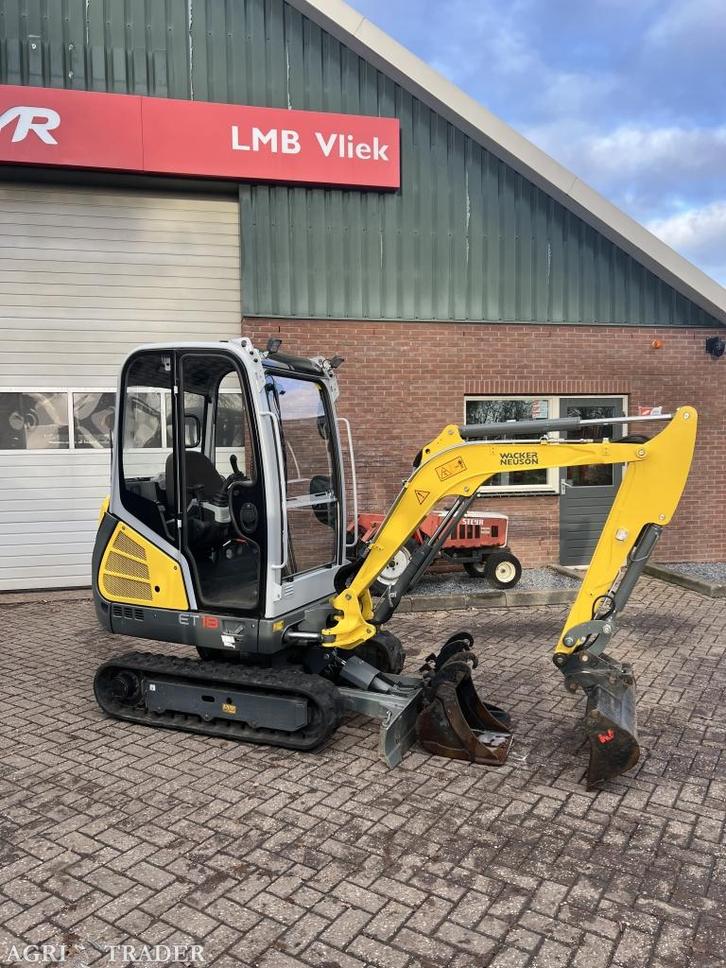 Wacker neuson et18, Zakelijke goederen, Machines en Bouw | Kranen en Graafmachines, Graafmachine, Ophalen of Verzenden
