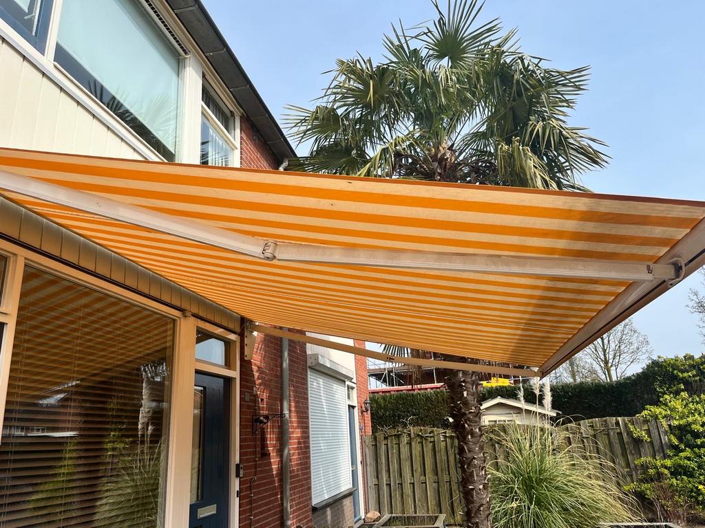 Elektrisch zonnescherm, TEAB, Ophalen, Gebruikt, Elektrisch, 150 tot 300 cm