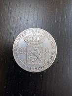 Rijksdaalder Willem 3 1863, Koning Willem III, Zilver, Ophalen of Verzenden, Losse munt