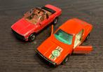 Matchbox 2 vintage auto’s Renault 17 Tl/BMW 323i cabriolet, Ophalen of Verzenden, Gebruikt, Auto