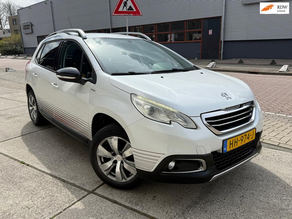 Peugeot 2008 1.2 PureTech Urban Cross Half Leer Navi volledi, Auto's, Peugeot, Voorwielaandrijving, 450 kg, 40 €/maand, Euro 6