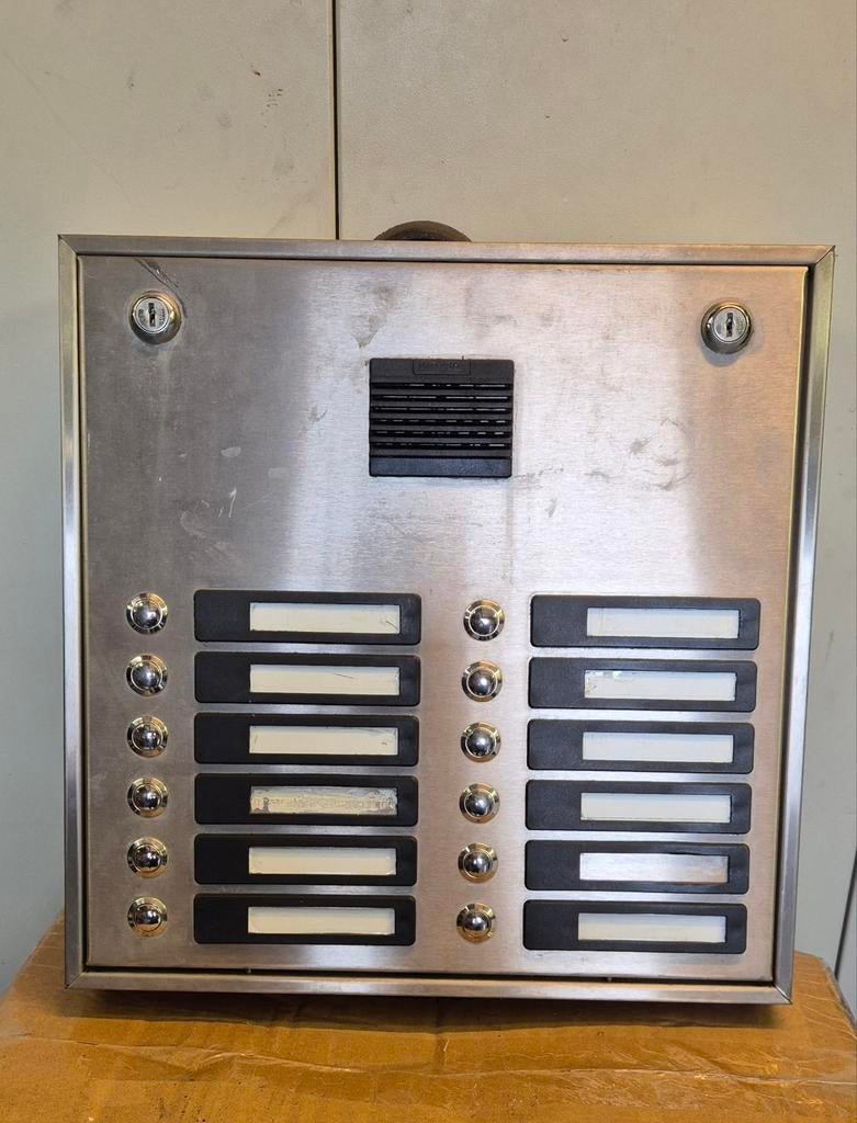 RVS Deurbel paneel / Intercom tableau met 12 bellen - Oostwo, Doe-het-zelf en Verbouw, Gereedschap | Handgereedschap, Ophalen