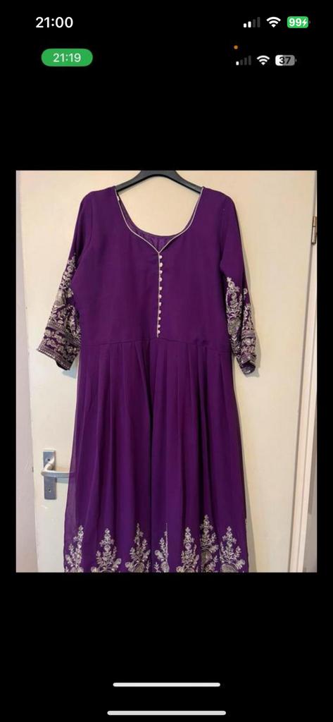 Sharara 44, Kleding | Dames, Gelegenheidskleding, Overige typen, Paars, Maat 42/44 (L), Nieuw