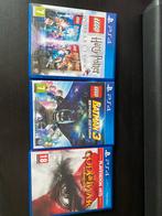 3 PS4/PS5 spellen: LEGO Harry Potter, Batman 3, God of War, Ophalen of Verzenden, Zo goed als nieuw, Avontuur en Actie