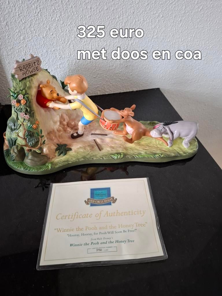 Disney wdcc pooh en friends, Verzamelen, Disney, Ophalen, Winnie de Poeh of vrienden, Zo goed als nieuw, Beeldje of Figuurtje