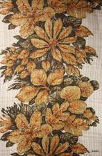 11081 Originele vintage retro stof stoffen gordijnstof Swiet, Overige kleuren, 120 cm of meer, Ophalen of Verzenden, Katoen