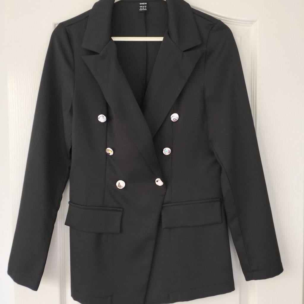 Shein jasje zwart mt m 38 nieuw, Maat 38/40 (M), Zwart, Nieuw, Ophalen of Verzenden