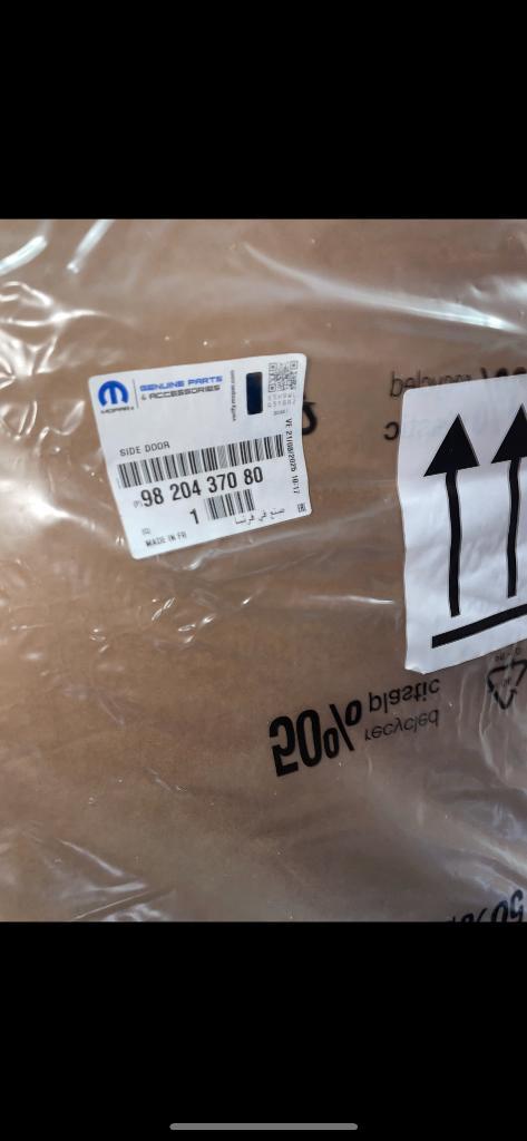 Deur links achter Partner III Berlingo III Opel Combo E, Auto diversen, Auto-accessoires, Nieuw, Ophalen