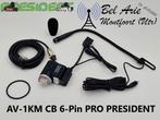 AV-1KMCB6 PRO Handsfree Set 6-pin--Ideaal voor Kraan/Tractor, Ophalen of Verzenden, Nieuw, Zender en Ontvanger