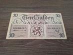 Mooi biljet 10 gulden geldzuivering Lieftinck na WOII, 1945, Postzegels en Munten, Bankbiljetten | Nederland, Ophalen of Verzenden