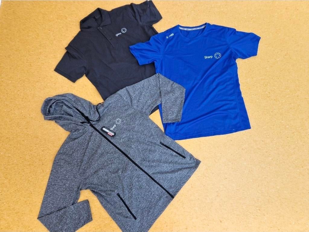 NIEUWE set heren sport kleding maat L, Kleding | Heren, Sportkleding, Maat 52/54 (L), Overige kleuren, Spirit sharp, Nieuw