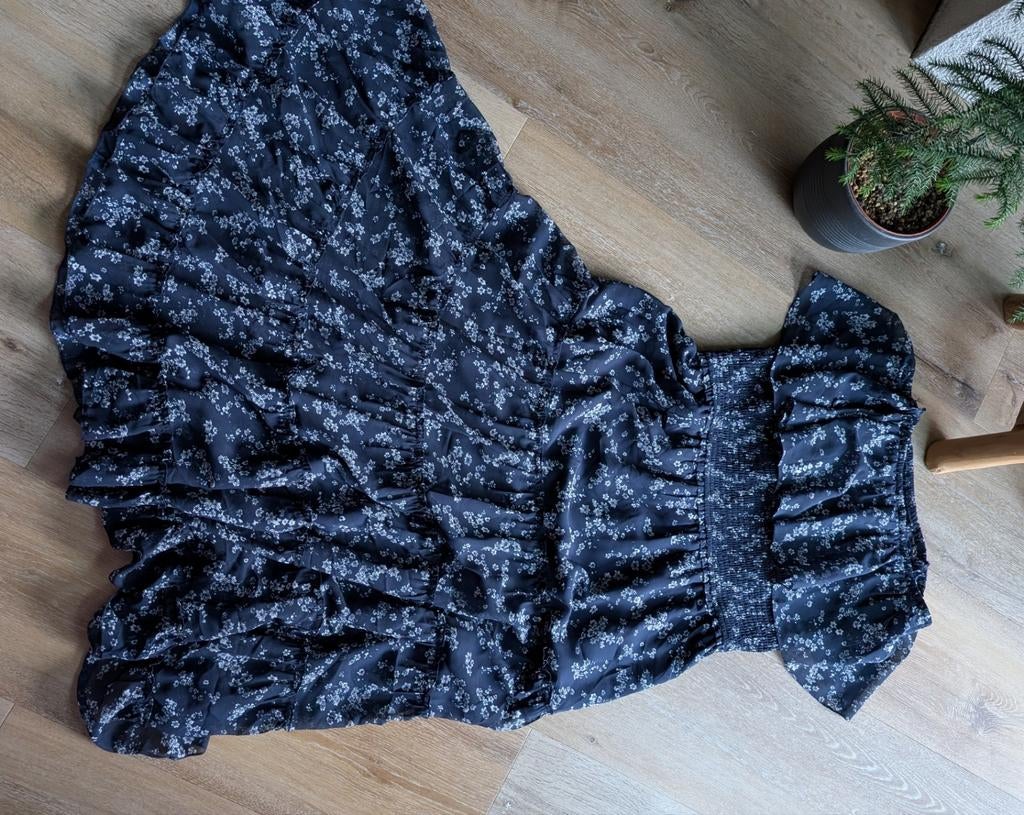 Miljuschka jurk blauw met bloemen - maat 38 - nieuw, Maat 38/40 (M), Nieuw, Ophalen of Verzenden, Miljuschka