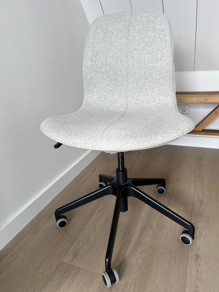 Bureaustoel IKEA langjfall, Ophalen, Gebruikt, Beige, Bureaustoel