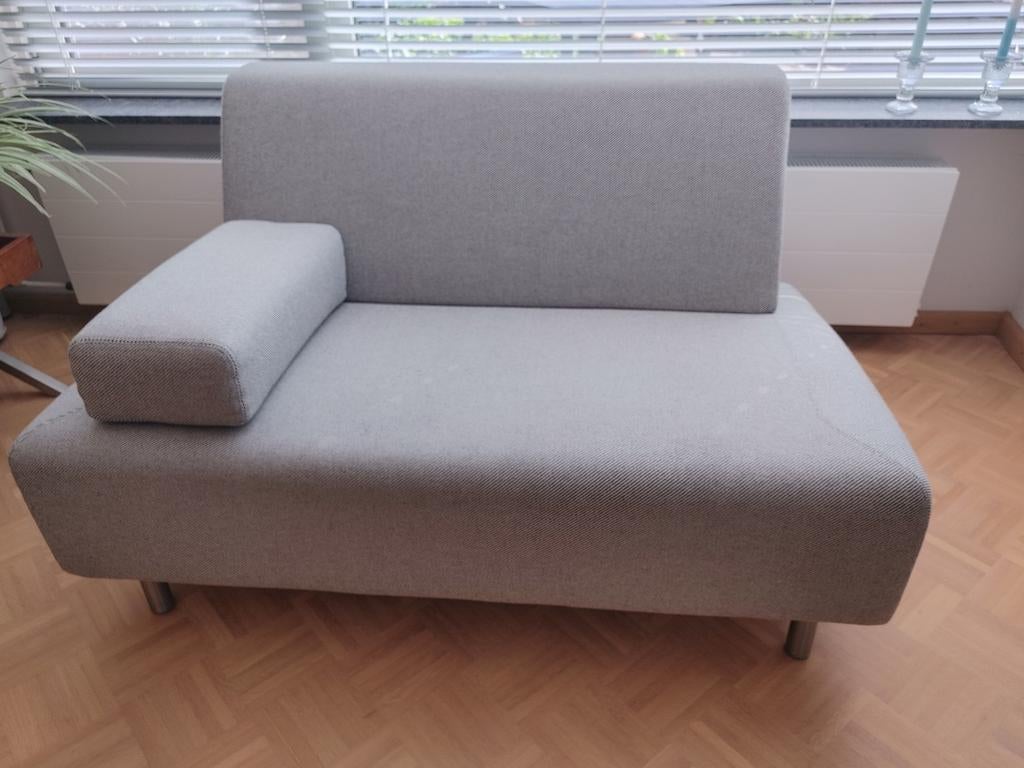 Havé Cloak Loveseat - Grijs Wit Wollen Ploegstof, Tweepersoons, 75 tot 100 cm, Ophalen of Verzenden, Zo goed als nieuw