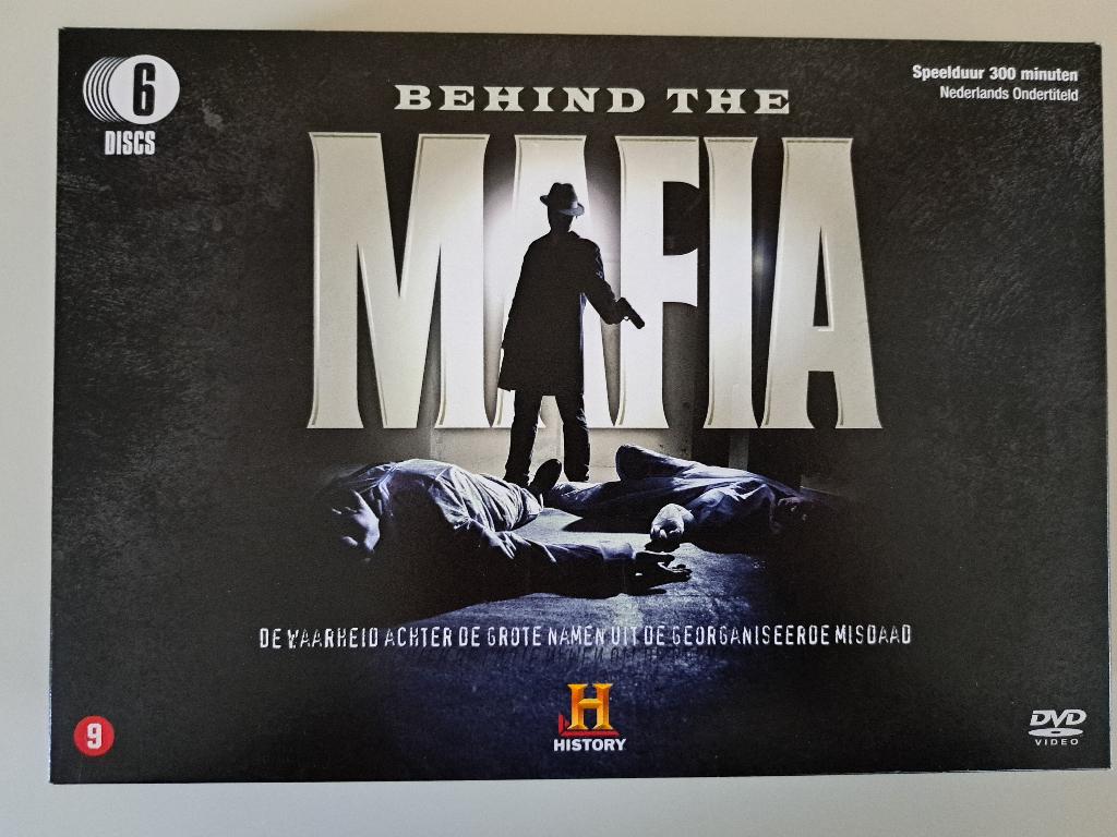 6 DVD box Behind the Mafia, Oorlog of Misdaad, Boxset, Vanaf 9 jaar, Ophalen of Verzenden