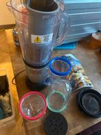 Magic Bullet Blender met accessoires en receptenboek, Witgoed en Apparatuur, Ophalen of Verzenden, Zo goed als nieuw, Vaatwasserbestendig