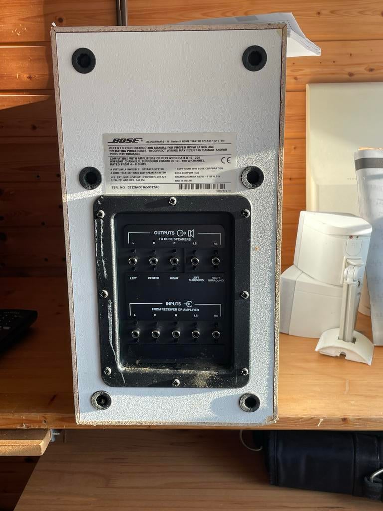 Bose Acoustimass 10 Series II Home Theater Speaker System, Ophalen, Gebruikt, Complete surroundset, Bose