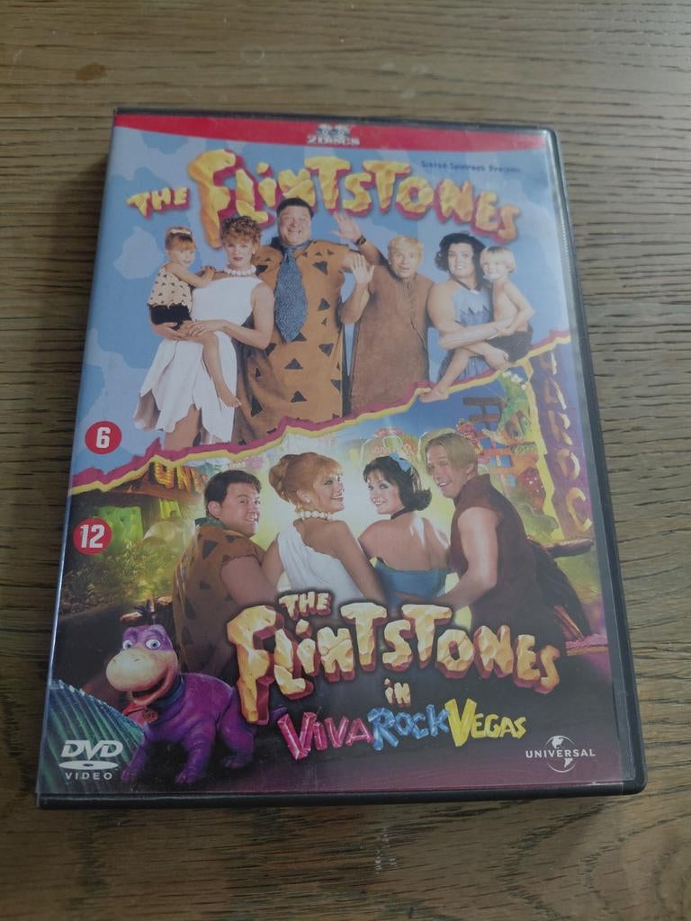 The Flintstones & Viva Rock Vegas in 1 dvd box., Ophalen of Verzenden, Gebruikt, Komedie, Film