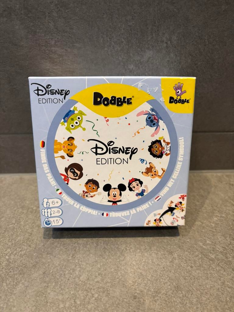Dobble Disney Edition, Ophalen of Verzenden, Zo goed als nieuw