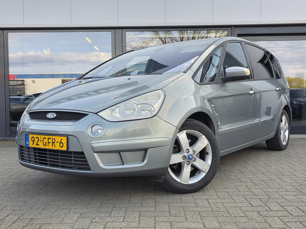 Ford S-Max 2.0-16V + 7 PERSOONS + LM VELGEN + KLIMA, Auto's, Voorwielaandrijving, 145 pk, Stof, Gebruikt