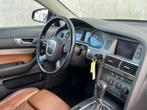 Zwarte Audi A6 2.4 Avant Automaat 177PK / Leer / Navi!, Auto's, Audi, 1800 kg, Zwart, 6 cilinders, A6