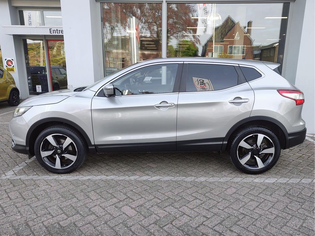 Nissan QASHQAI 1.6 N-CONNECTA 360 Camera | Keyless | Trekhaa, Voorwielaandrijving, 12 maanden, Gebruikt, Zwart