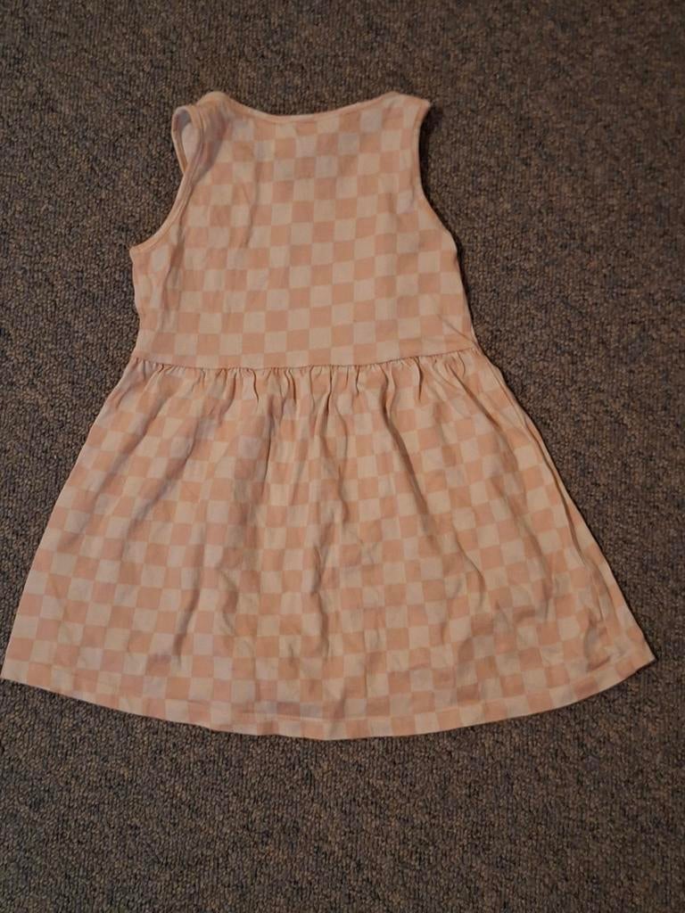 H&M zomerjurk met ruitjespatroon, Kinderen en Baby's, Kinderkleding | Maat 98, Meisje, Jurk of Rok, Ophalen of Verzenden