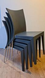 Kunststof stoelen - 4 stuks - stapelbaar, Tuin en Terras, Ophalen, Zo goed als nieuw, Kunststof, Stapelbaar