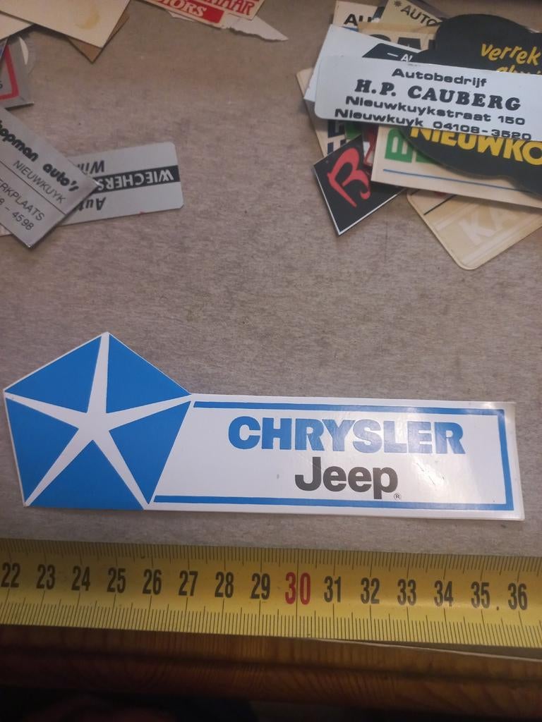 Chrysler jeep, Verzamelen, Ophalen of Verzenden, Zo goed als nieuw