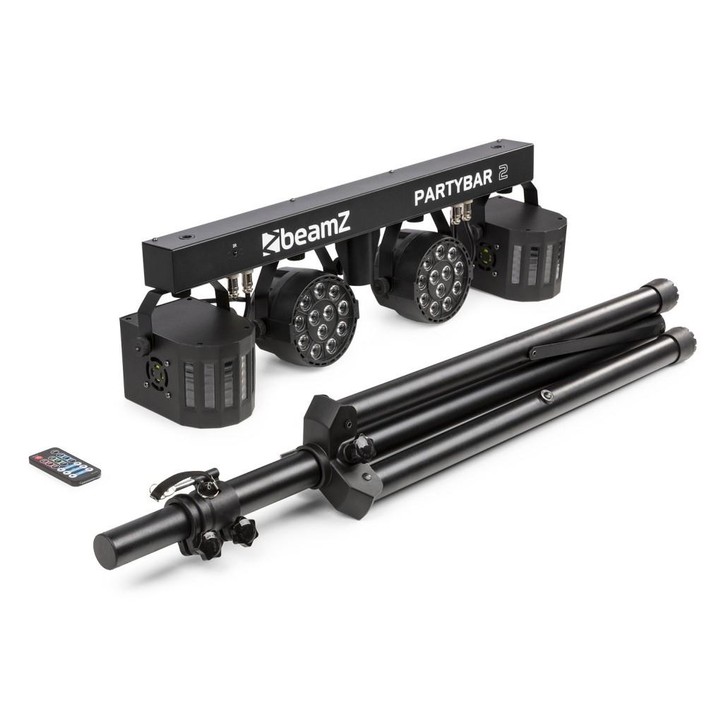 beamZ PartyBar2 met 2x PAR  Plus 2x Derby | Single (837850), United Retail BV, Info@naw.nl, Huizermaatweg 480, 1276 LM Huizen